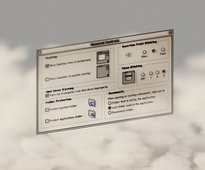 Mac OS 8 Preferences Cloud Orth